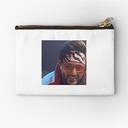 Badshah アイコンサングラスグラフィック Badshah ジッパーポーチ