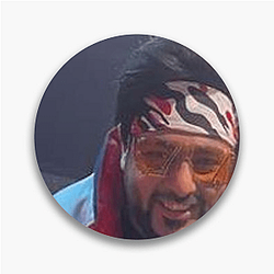 Badshah アイコンサングラスグラフィック Badshah ピン