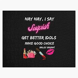 Bailey Sarian Make Up Tshirt Jigsaw Puzzle RB1608