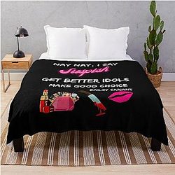Bailey Sarian Make Up Tshirt Throw Blanket RB1608