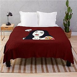 Aqua Tofana Bailey Sarian  Throw Blanket RB1608