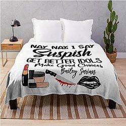 Bailey Sarian Suspish Tshirt Throw Blanket RB1608