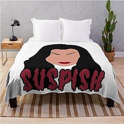 bailey sarian suspish Throw Blanket RB1608