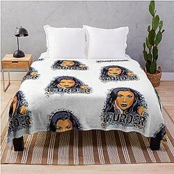 Bailey Sarian Mystery Tshirt- Bailey Sarian Murder Sticker Throw Blanket RB1608
