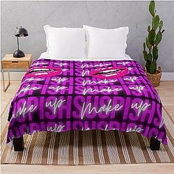Bailey Sarian Makeup Tshirt - Bailey Sarian Slip Sticker Throw Blanket RB1608