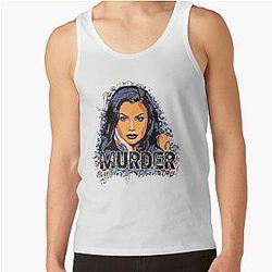 Bailey Sarian Mystery Tshirt- Bailey Sarian Murder Sticker Tank Top RB1608