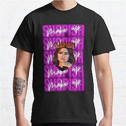 Bailey Sarian Makeup Tshirt - Bailey Sarian Skull Sticker Classic T-Shirt RB1608