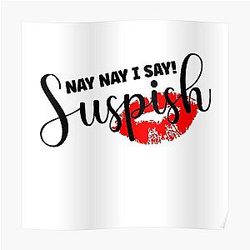 Bailey Sarian Suspish Poster RB1608