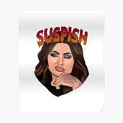 Bailey Sarian Susspish Tshirt  Poster RB1608