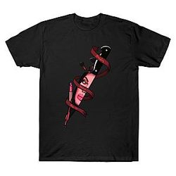 Skull Murder Mystery And Makeup Knife TTPM1404 Bailey Sarian T-Shirt