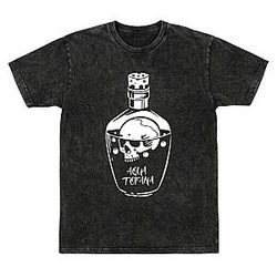 Dark Aqua Tofana Bottle TTPM1404 Washed Bailey Sarian T-Shirt