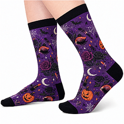 [Special Design] Purple Gothic Makeup Artist DTNK2008 Bailey Sarian Sock
