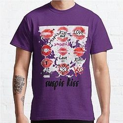 Bailey Sarian Suspish kiss Classic T-Shirt RB1608