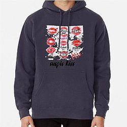 Bailey Sarian Suspish kiss Pullover Hoodie RB1608