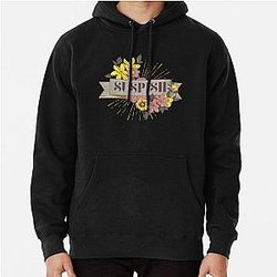 Suspish Vintage Flower Drawing- Bailey Sarian/ Suspish Pullover Hoodie RB1608