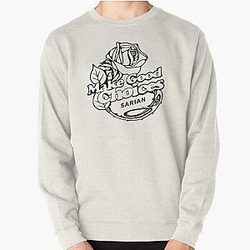 Bailey Sarian Merch Rose Orange Pullover Sweatshirt RB1608