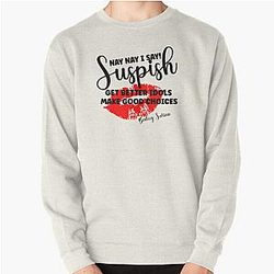 Bailey Sarian Suspish Pullover Sweatshirt RB1608