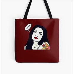 Aqua Tofana Bailey Sarian  All Over Print Tote Bag RB1608