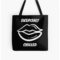 Bailey Sarian Suspish-SUSPISHLY CHILLED  All Over Print Tote Bag RB1608