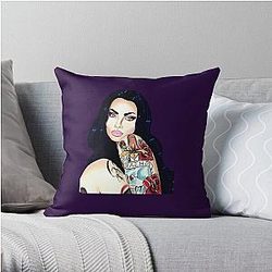 Casetify bailey sarian funny Throw Pillow RB1608