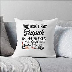 Bailey Sarian Suspish Tshirt Throw Pillow Cover RB1608