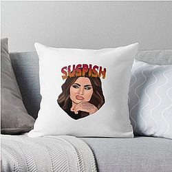 Bailey Sarian Susspish Tshirt  Throw Pillow Cover RB1608