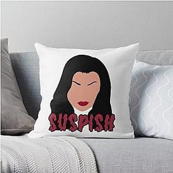 bailey sarian suspish Throw Pillow Cover RB1608