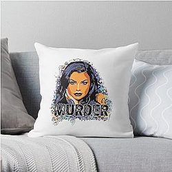 Bailey Sarian Mystery Tshirt- Bailey Sarian Murder Sticker Throw Pillow Cover RB1608