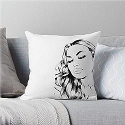 Bailey Sarian Suspish Tshirt Throw Pillow Cover RB1608
