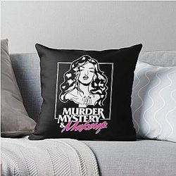 Bailey Sarian Merch Bailey Sarian Murder Mystery And Makeup Bailey Sarian Throw Pillow Cover RB1608