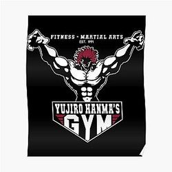baki the grappler - yujiro hanma’s gym Poster RB2706