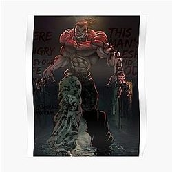 baki hanma pose   Poster RB2706
