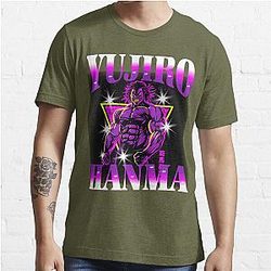 Anime Baki Hanma Series, Baki the Grappler, manga Yujiro Hanma Baki, Jack Hanma Essential T-Shirt RB2706