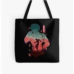 Baki Hanma Silhouette All Over Print Tote Bag RB2706