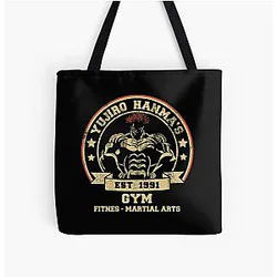 Baki Hand Pose , Baki the Grappler , Baki Anime , Baki Dou , gym fitnes , yujiro hanma's All Over Print Tote Bag RB2706