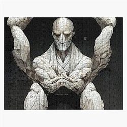 baki hanma pose challenge Jigsaw Puzzle RB2706