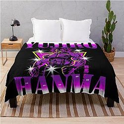 Anime Baki Hanma Series, Baki the Grappler, manga Yujiro Hanma Baki, Jack Hanma Throw Blanket RB2706