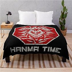 Baki Stop Hanma Time Throw Blanket RB2706
