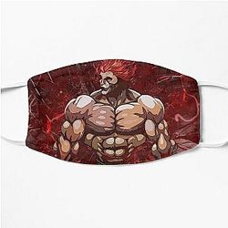 baki hanma Yujiro baki haku anime kawaii Flat Mask RB2706