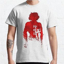 Blood Rivalry Red Ver:Kengan Ashura vs Baki The Grappler Classic T-Shirt RB2706