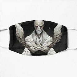 baki hanma pose challenge Flat Mask RB2706