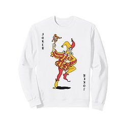 Balatro Joker Royal Flush Group Costume Playing Card Sweatshirt