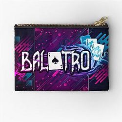 Balatro 현대 그래픽 디자인 지퍼 파우치