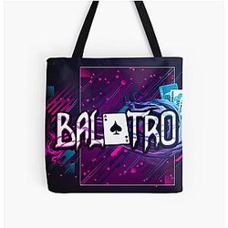 Balatro 현대 그래픽 디자인 토트 백