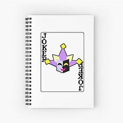 Balatro Joker Dimentio Spiral Notebook