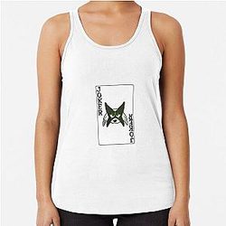 Balatro Joker Meow Racerback 탱크 탑