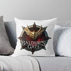 Baldur's Gate 3 logo Throw Pillow