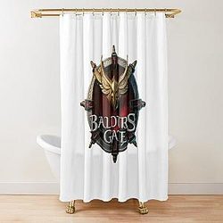 Baldur's Gate 3 logo Shower Curtain