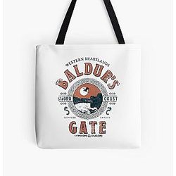 Dungeons _amp_ Dragons Baldur_s Gate All Over Print Tote Bag