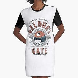 Dungeons _amp_ Dragons Baldur_s Gate Graphic T-Shirt Dress